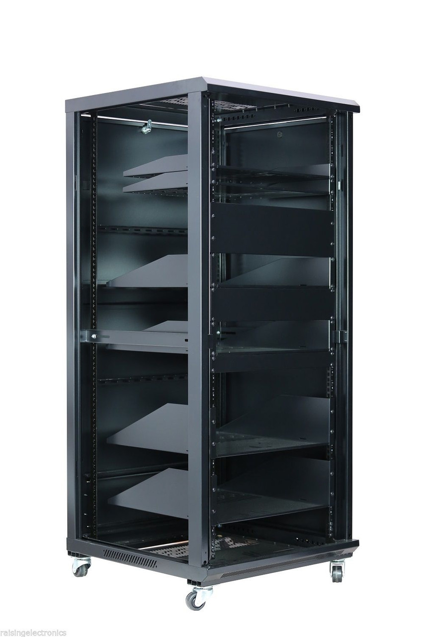 Wall Mount Audio Rack Cabinets 27U Audio/ Video Rack Server Data Rack ...