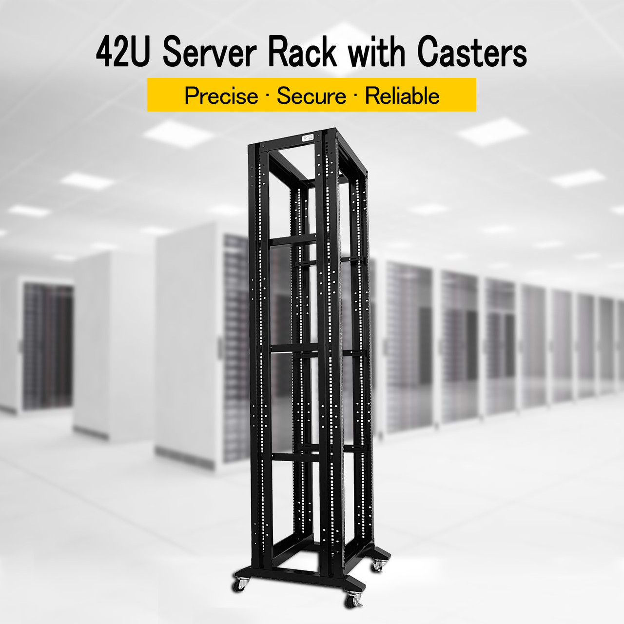 7FT 42U Open Frame Server Network Rack 17