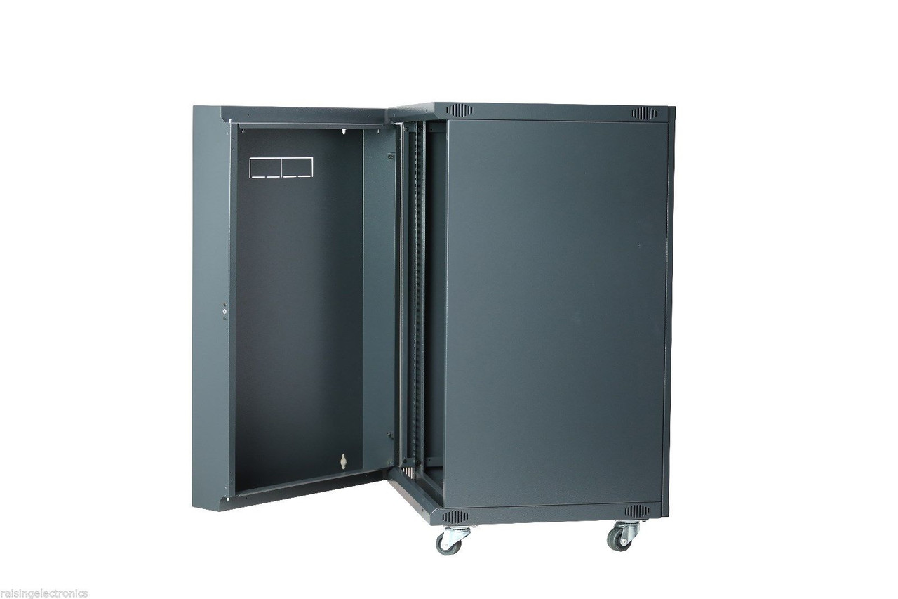 Network Cabinet - 18U Wall Mount Network Rack Server Cabinet Rack ...