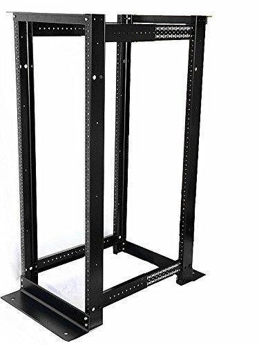 Raising Electronics 22U 4 Post Open Frame Server Rack 19'' Adjustable ...