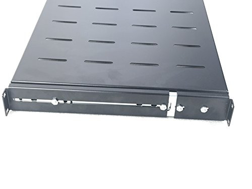 RAISING ELECTRONICS Vassoio Scorrevole Per Tastiera 1U Per Rack 19" - Ripiano In Acciaio, Capacità 9.1 Kg, Con Viti M6 E Dadi - 5