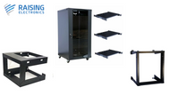 19in Steel Vertical Wall Mount Equipment Rack Bracket