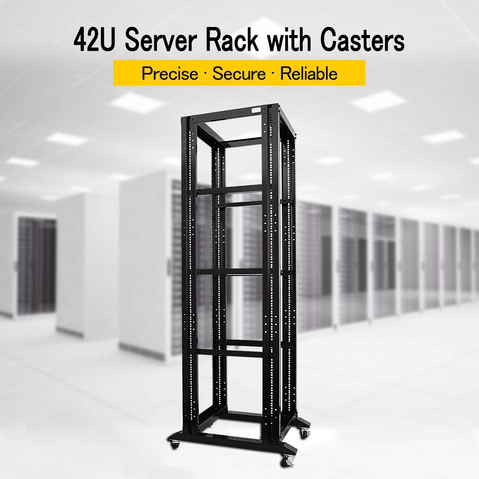 42U Open Frame Data IT Network Server Rack 800MM(Base) 24