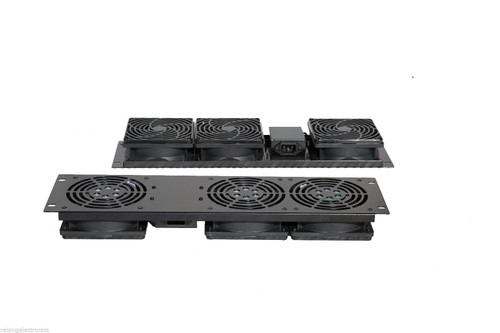 Raising Electronic Rack Mount 2 Fan Cooling 1 Unit 2 Fan For It