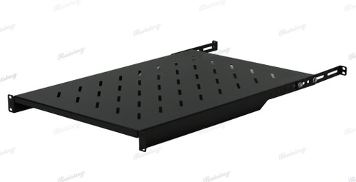 Fixed Rack Server Shelf 1U 19" 4 Post Rack Mount Adjustable 30"-35"