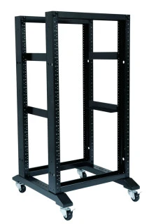 15U 4 Post Open Frame 19" Server/Audio Rack 17" Deep 600MM