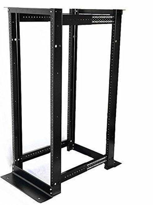 Raising Electronics 22U 4 Post Open Frame Server Rack 19'' Adjustable Depth 21''-34'' (22U)