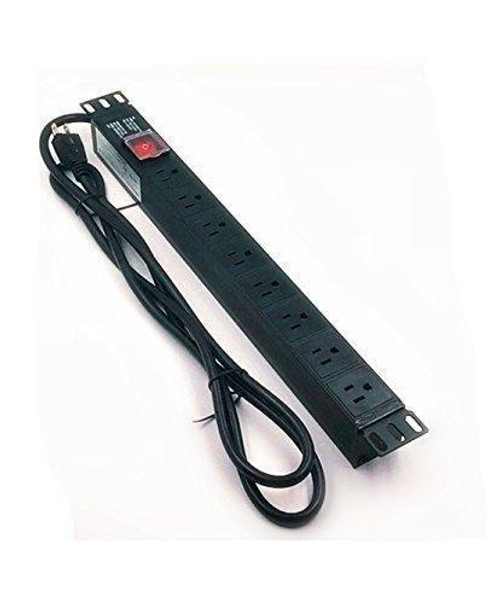 1U Rack Mount Distribution Power Unit-8 Outlet 15A PDU With Switch 1U Rack Mount Distribution Power Unit-8 Outlet 15A PDU With Switch
