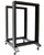 15U 4 Post Open Frame 19" Server/Audio Rack 24" Deep 800MM
