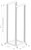 Raising Electronics 42U 4 Post Open Frame 19'' Server/Audio Steel Rack Deep from 16"-24" with Fixed Shelves