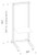 Raising Electronics 28U Movable 19'' 2 Post Open Frame Heavy Duty IT Network Data Server Rack (28U)