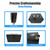 15U Rack  Wall Mount Network Server Cabinet Rack Enclosure glass Door Lock