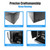 Raising Electronics 18U Wall Mount Network Rack Server Cabinet Enclosure Ventilated Door Lock 600mm Deep (18U)