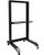 15U Rack: Movable 19'' 2 Post Open Frame Heavy Duty IT Network Data Server Rack | Raising Electronics
