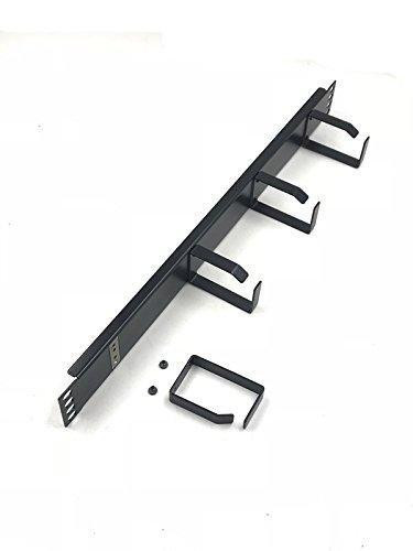 Raising Electronics1U Horizontal Rack Mount Metal Cable Management with