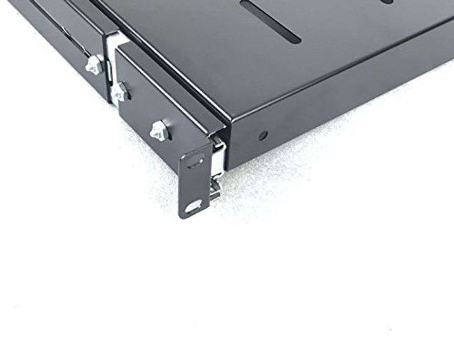 1u 19 inch Adjustable Rack Mount Shelf 550mm to 800mm