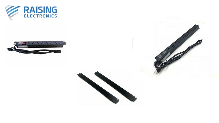 15A Horizontal Rack Mount Power Strip 