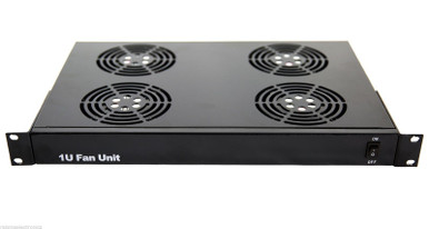 Server Rack Fan Wall Array Rack Mount Server Fan Cooling System With 4 Fans 1U - Raising Electronics