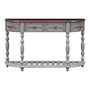 52''Modern and Contemporary Curved Console Table Sofa Table Entryway