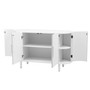 Curved Design Luxury Sideboard with Adjustable Shelves