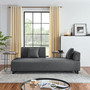  3 Seat Sofa with Two End Tables and Two Pillows