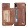Ultimate Holder Genuine Leather Back Cover for iPhone X Series