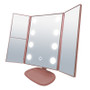 3 Way Tri Fold Mirrors Vanity Smart Led Makeup Mirror
