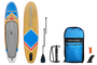 Woodgrain Voyager Inflatable SUP Package