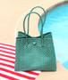 Toko Bazaar Woven Tote Bag - in Green