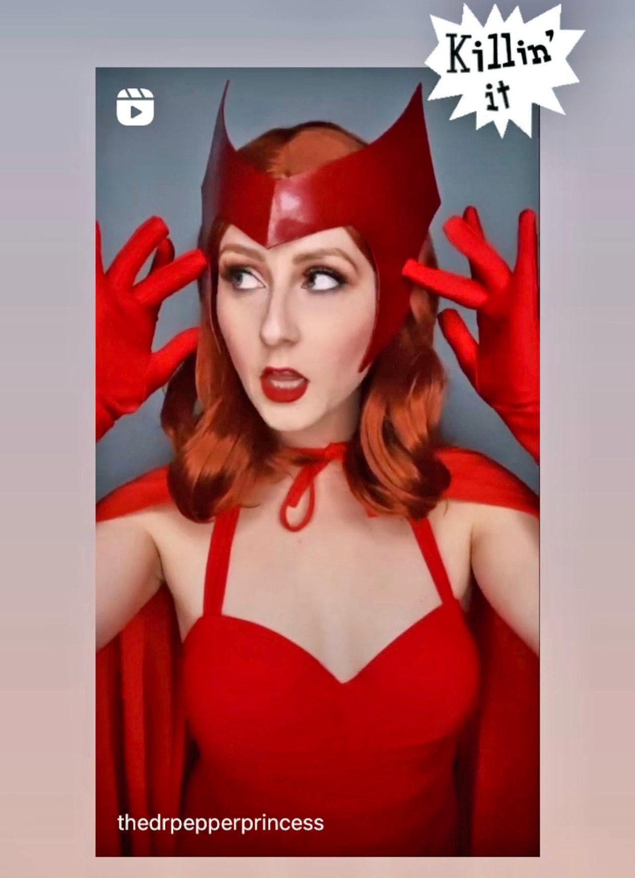 wandavision halloween headpiece