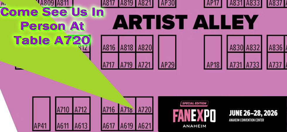 Come See Mad Masks in person at Fan EXPO in Anaheim, CA June 26-28, 2026