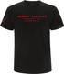 "JUST MOVE" 100% Organic Cotton Classic Jersey T-Shirt, Black/Red