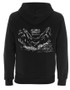 100% Organic Cotton Pullover Hoodie w/ Mountain/Berkshire Lifestyle, Black