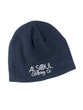 Organic Winter Beanie, Pacific Navy