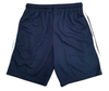 Navy Blue sports shorts w/stripe - Drifit