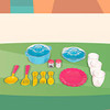 Dinnerware Set , 23 Colourful Pretend and Play Cooking Set