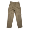Khaki school Trouser - fixed waist