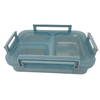 Stainless Steel Lunch Box - Clear Blue