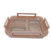 Stainless Steel Lunch Box - Clear Pink
