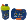 Water Bottles with Lunch Box - GREEN