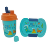 Water Bottles with Lunch Box - ORRANGE