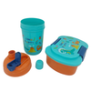Water Bottles with Lunch Box - ORRANGE