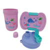 Water Bottles with Lunch Box - PINK