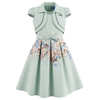 Girl Dress - Soft Green