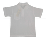 Plain white polo