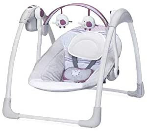 mastela deluxe portable baby swing
