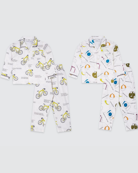 Boys Pyjamas - White