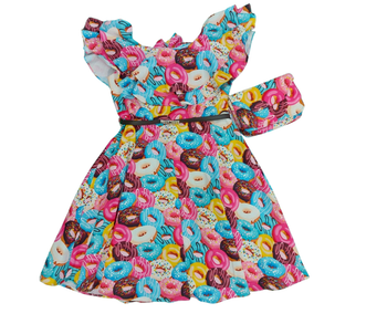 Girl Dress - Mix Colour