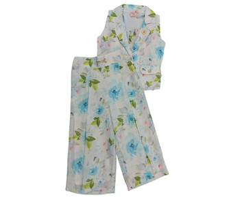 Girls Set - Green Flower