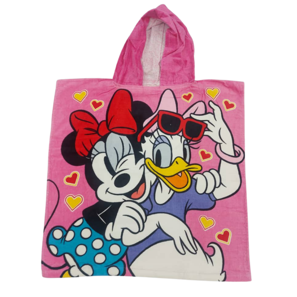 Swimming Towel -with hood - Micky & Mini